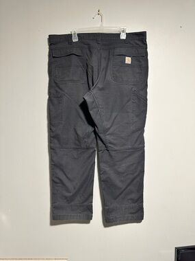 Carhartt Men's Black Cargo Work Pants - Utility Tool Pockets